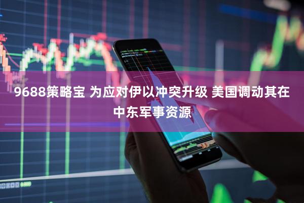 9688策略宝 为应对伊以冲突升级 美国调动其在中东军事资源