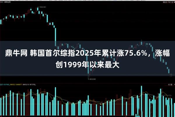 鼎牛网 韩国首尔综指2025年累计涨75.6%，涨幅创1999年以来最大